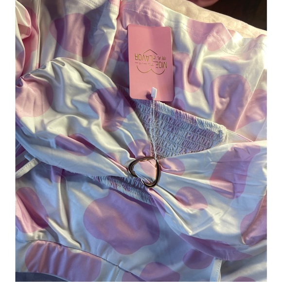 Anime Cosplay Women’s Kawaii Cow Print Costume - Picture 3 of 4